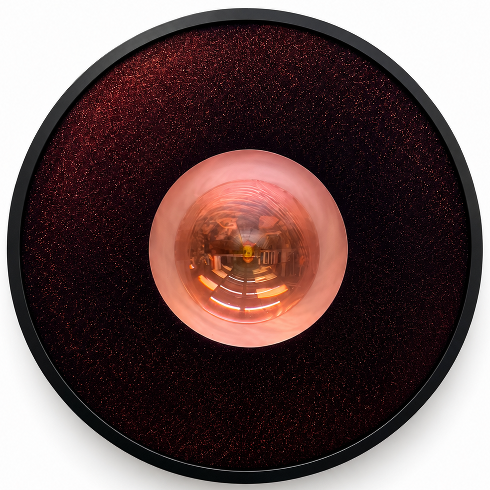 Spirit Orb 17” Galaxy Magenta / Rose Gold - Maks Simone