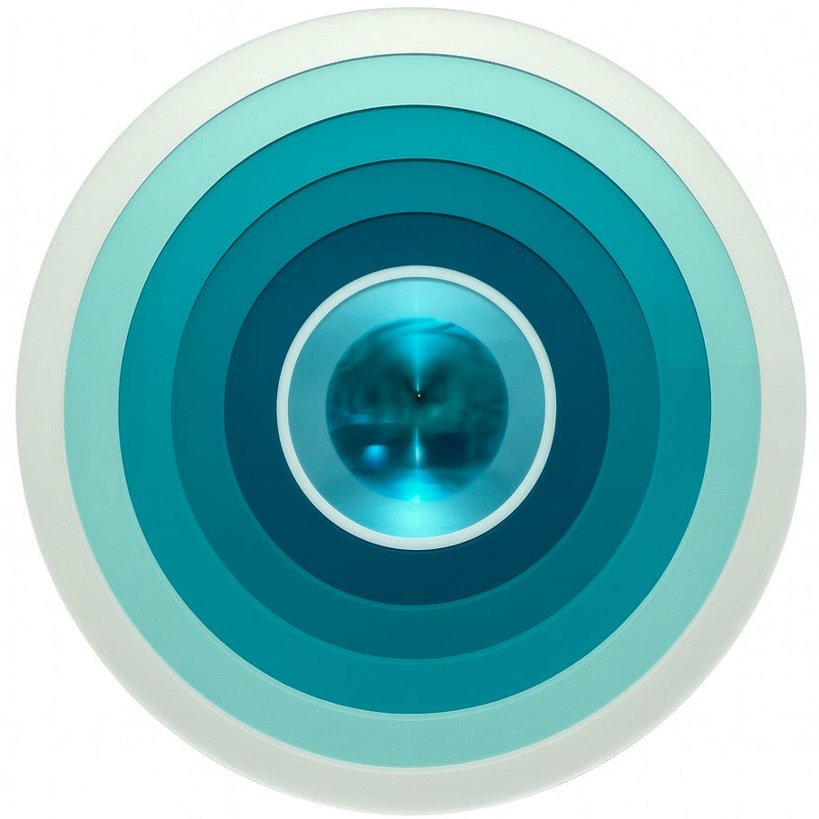 Portals 32” Tiffany Ring / Aqua Marine - Maks Simone