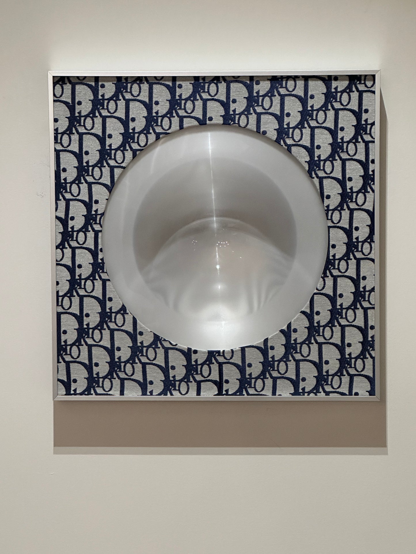 Spirit Orb Dior Gray Navy / Satin Silver - Maks Simone