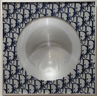 Spirit Orb Dior Gray Navy / Satin Silver - Maks Simone