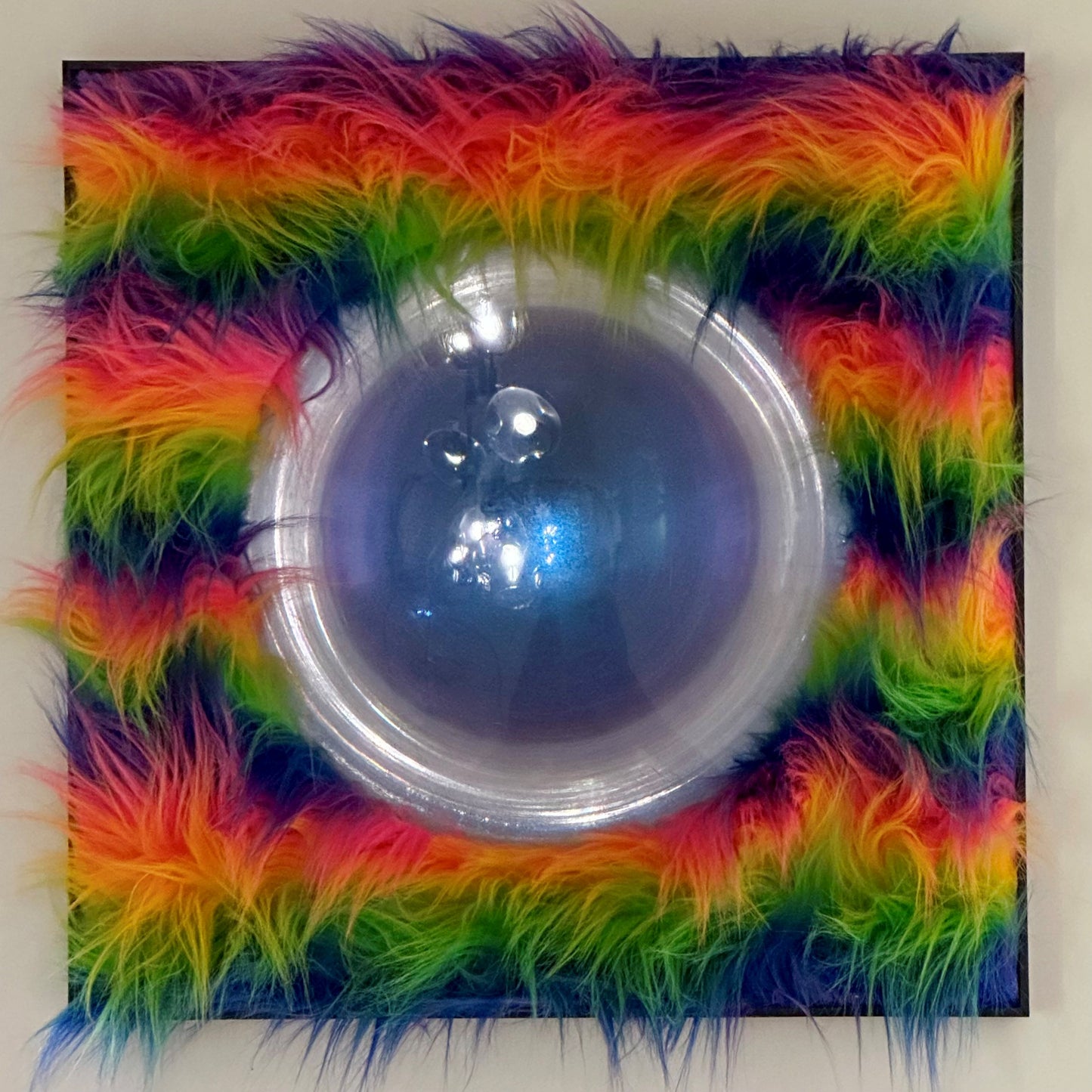 Ghost Ball Rainbow Fur / Space Blue Sphere - Maks Simone