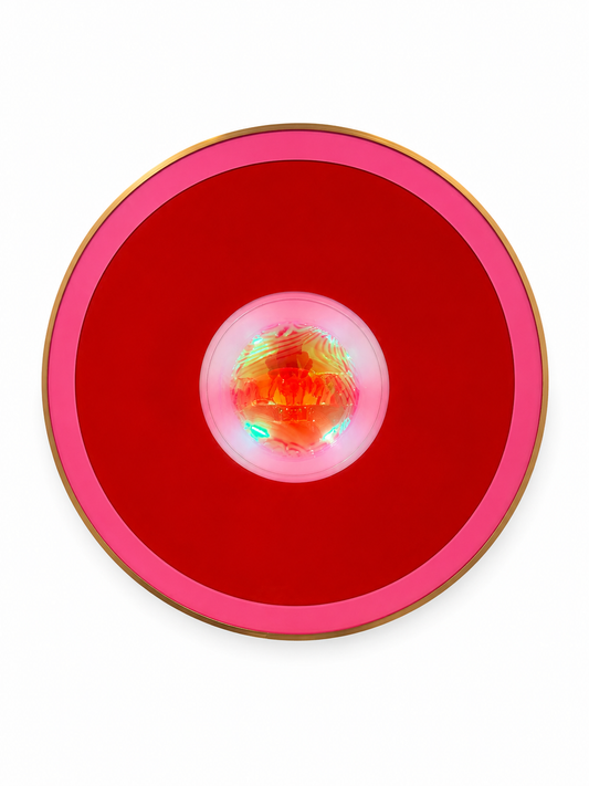 Portals 32” Pink Tangerine / Pink Chrome Orb