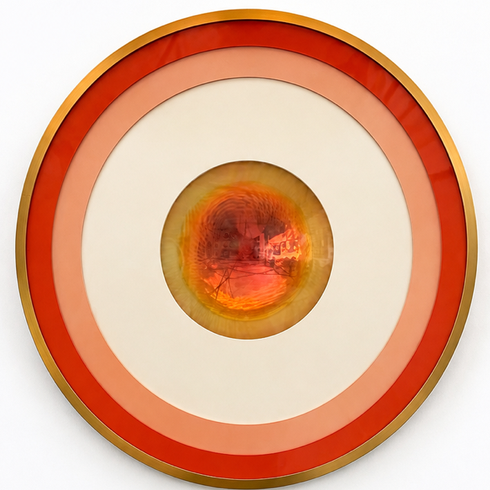 Spirit Orb 17” Orange Cream / Sunset Orange