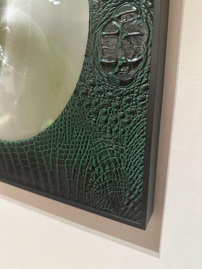Spirit Orb Crocodile Leather Green / Green - Maks Simone