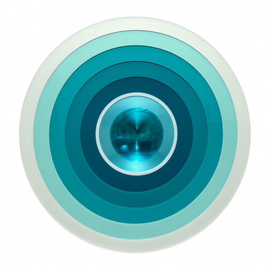 Portals 32” Tiffany Ring / Aqua Marine - Maks Simone