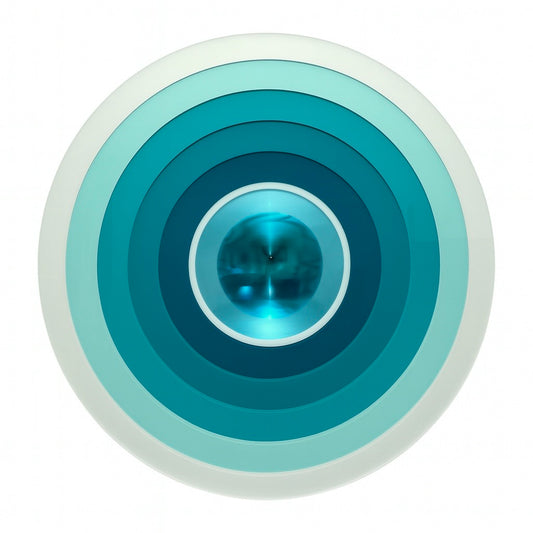 Portals 32” Tiffany Ring / Aqua Marine - Maks Simone