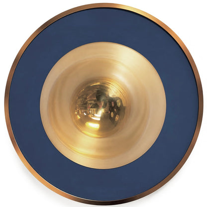 Spirit Orb 17” Dusty Blue / Gold