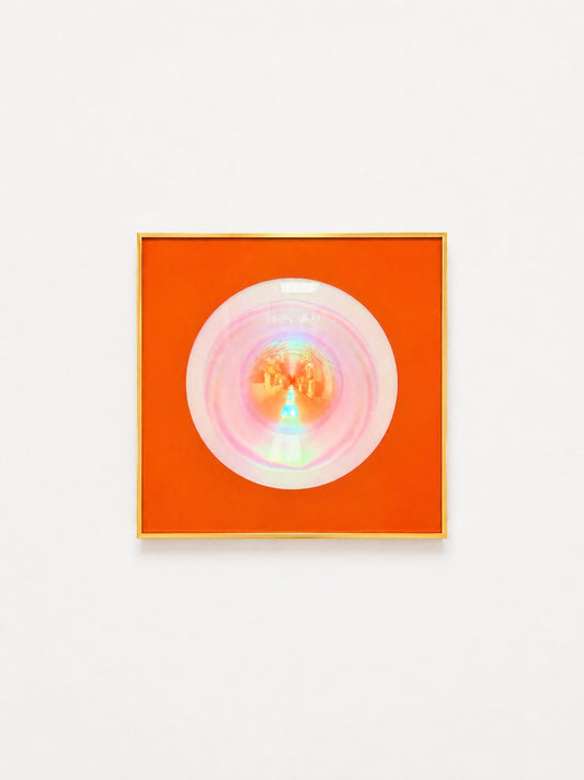 Spirit Orb Orange / Double Halo Iridescent