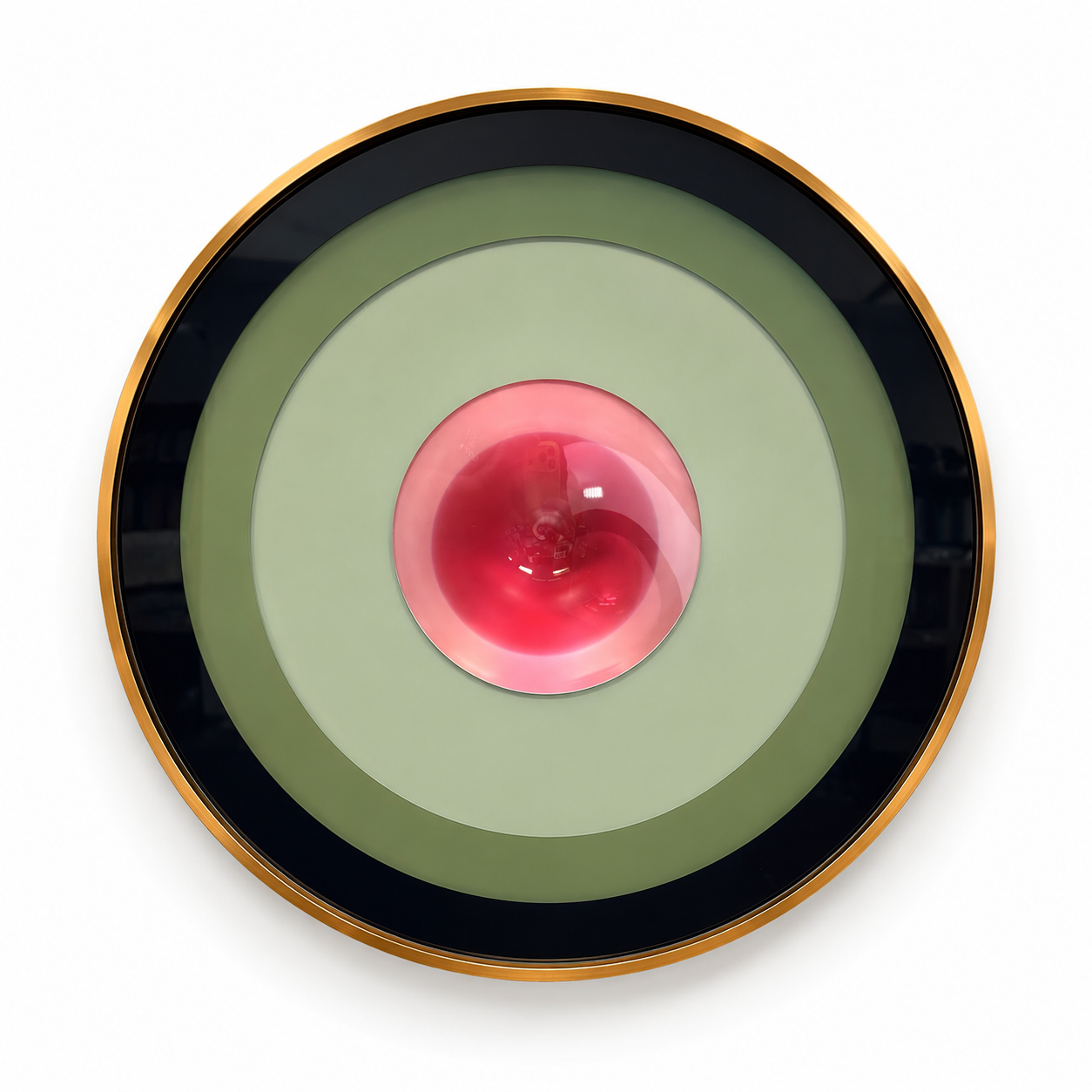 Portals 32” Navy and Sage / Red Ghost Orb