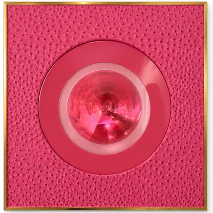 Ghost Ball Ostrich / Pink Chrome