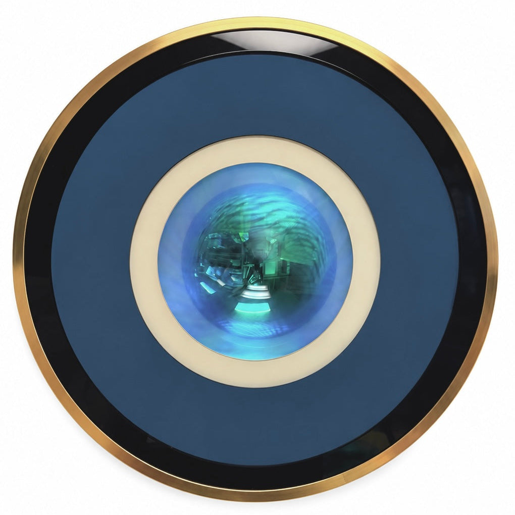 Spirit Orb 17” Blue Hue/ Blue Green