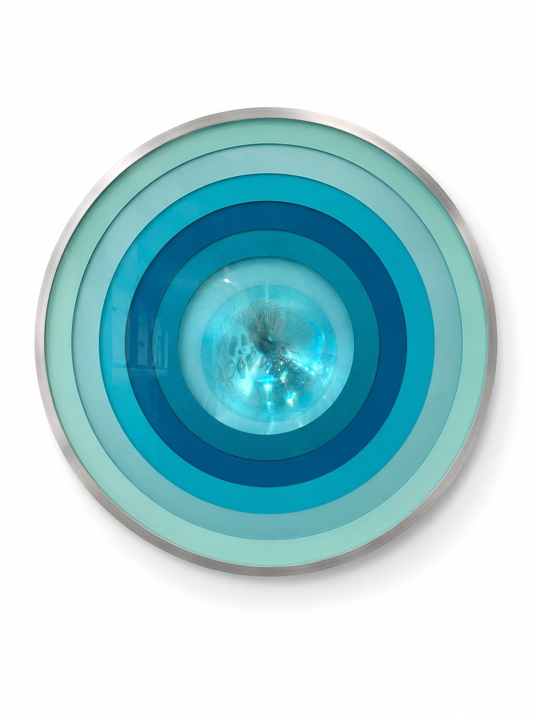 Spirit Orb 17” Tiffany Blue / Iridescent