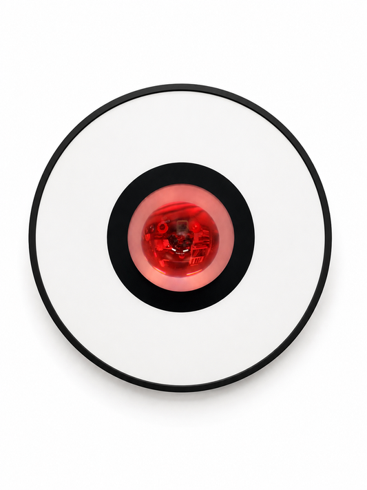Portals 32” B&W / Red Chrome 1