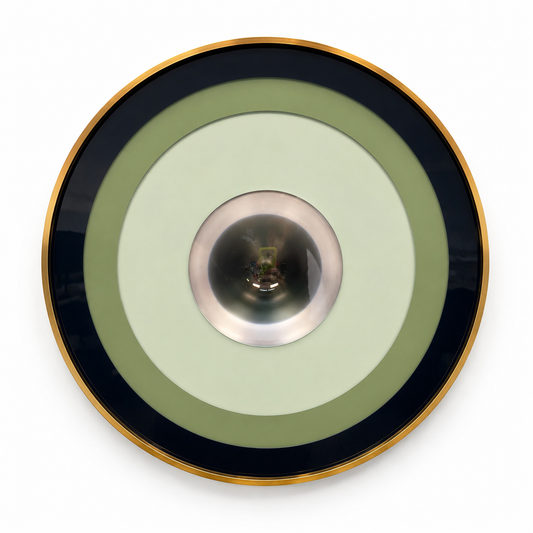 Portals 32” Navy and Sage / Green Ghost Orb