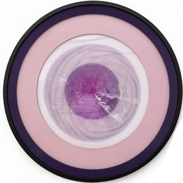 Spirit Orb 17”  Dusty Purple / Purple Prisms