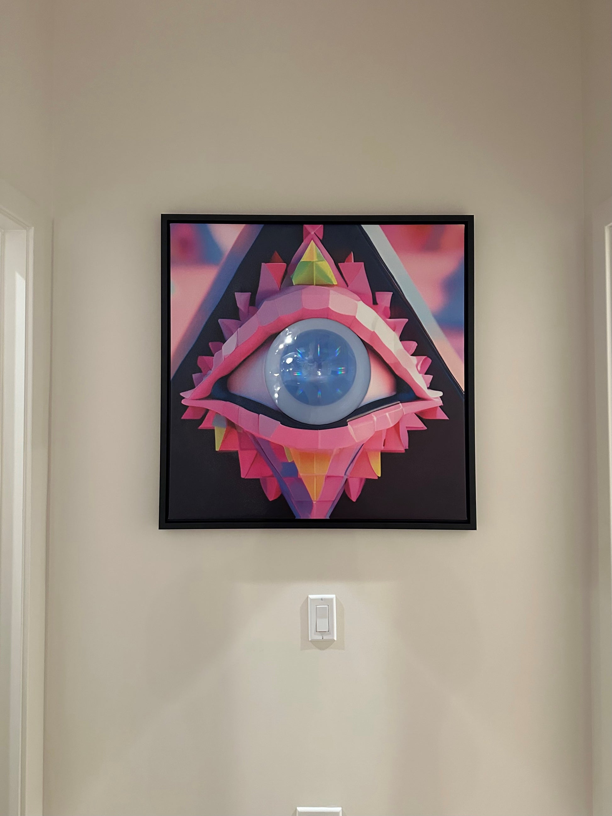 Eye of the Universe / Light Blue Orb - Maks Simone