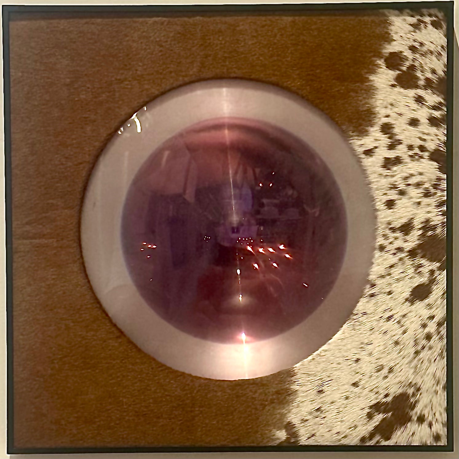 Spirit Orb Cow hide / Burgundy Mirror - Maks Simone
