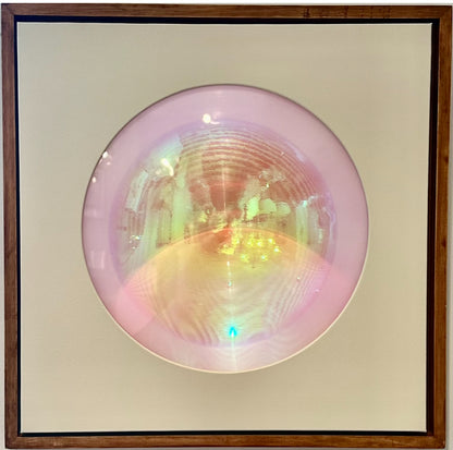 Spirit Orb Ivory Leather / Pink Iridescent - Maks Simone