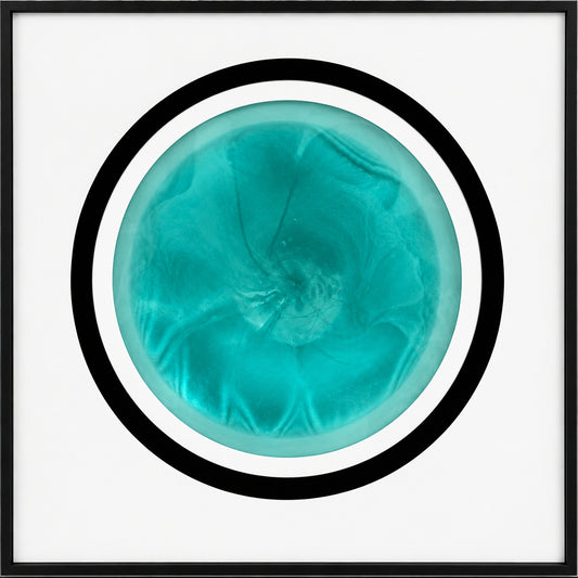Spirit Orb White & Black/ Teal Chrome