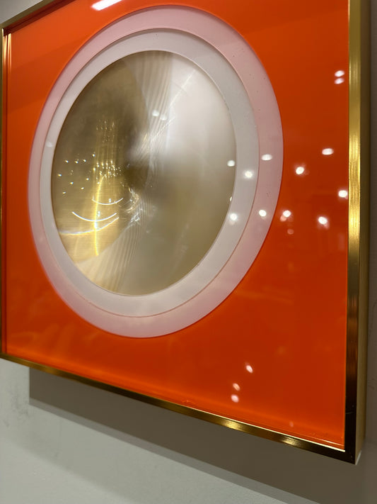 Mini Moon Orange Sorbet / Gold Chrome